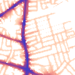 Daytime road noise heatmap for N15 6LB