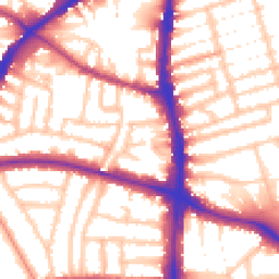 Daytime road noise heatmap for N15 6LX