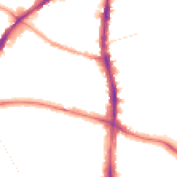 Night-time road noise heatmap for N15 6LX