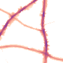 Night-time road noise heatmap for N15 6NH