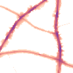 Night-time road noise heatmap for N15 6NT