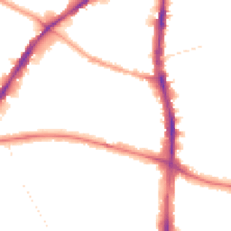 Night-time road noise heatmap for N15 6PP