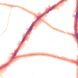 Night-time road noise heatmap for N15 6QH