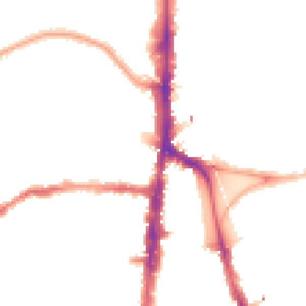 Night-time road noise heatmap for N16 0BJ