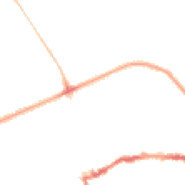 Night-time road noise heatmap for N16 0BQ