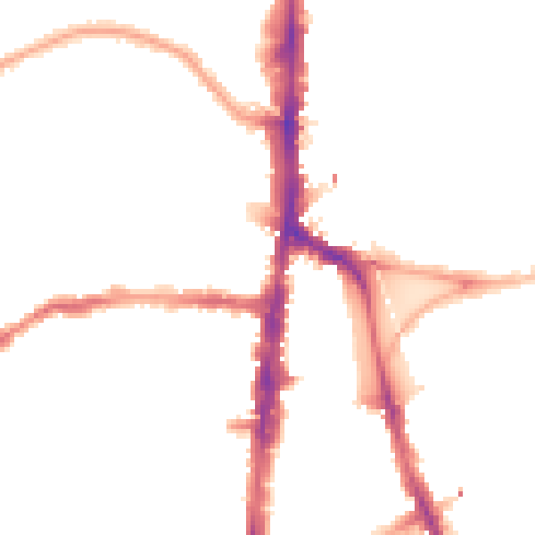Night-time road noise heatmap for N16 0LH