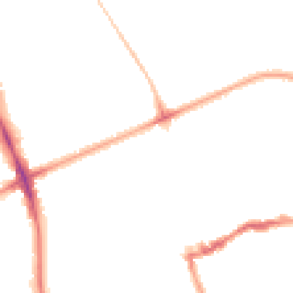 Night-time road noise heatmap for N16 0QU