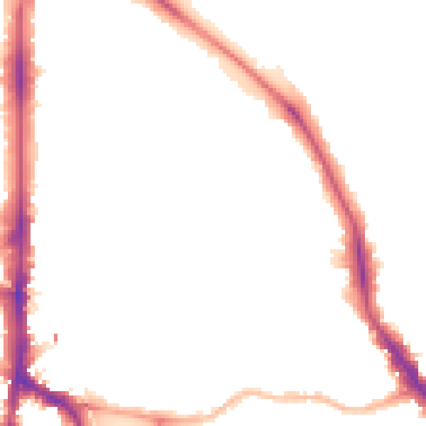 Night-time road noise heatmap for N16 6HP