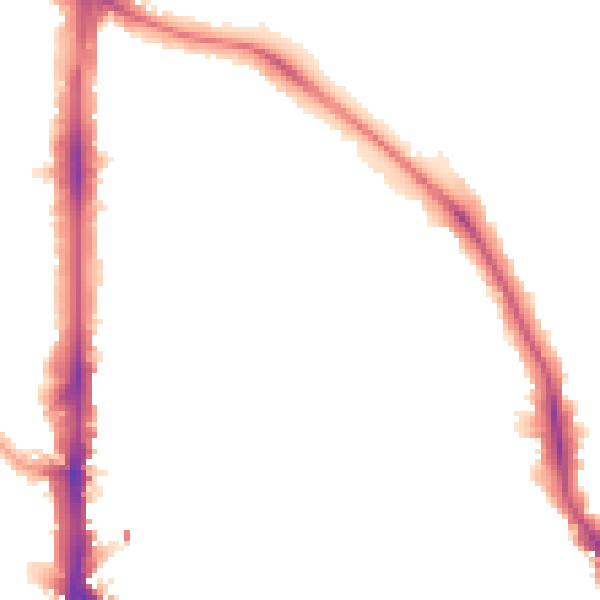Night-time road noise heatmap for N16 6LH