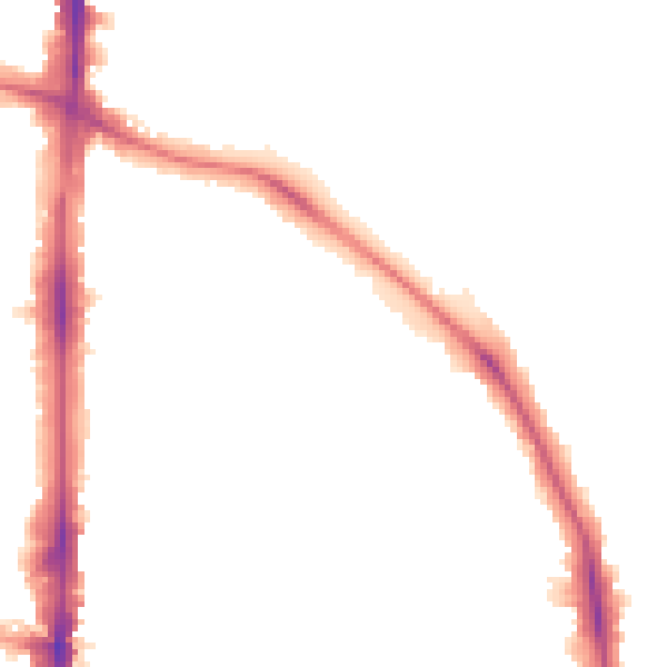Night-time road noise heatmap for N16 6QE