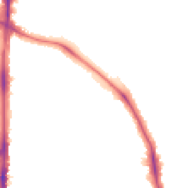 Night-time road noise heatmap for N16 6QG
