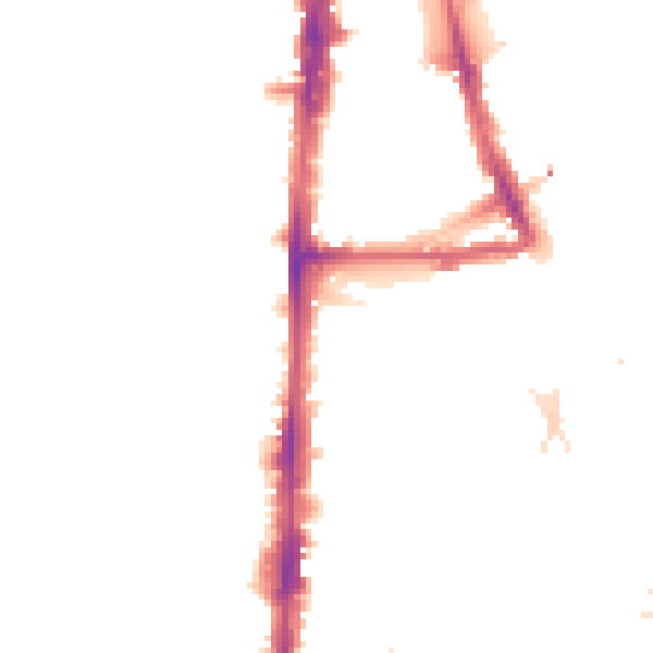 Night-time road noise heatmap for N16 7UT