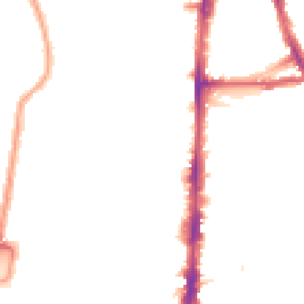 Night-time road noise heatmap for N16 8EQ