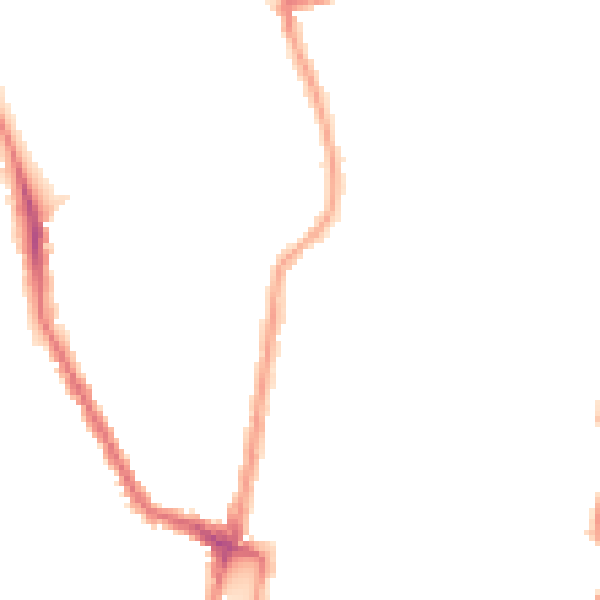 Night-time road noise heatmap for N16 8QW