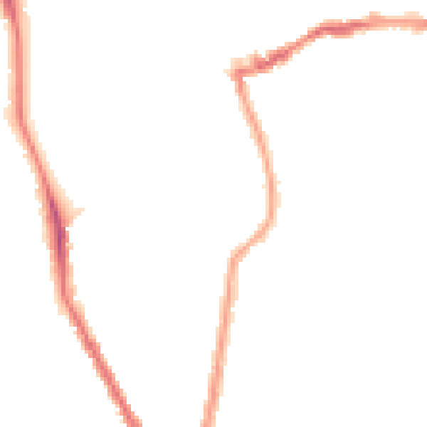 Night-time road noise heatmap for N16 9EX