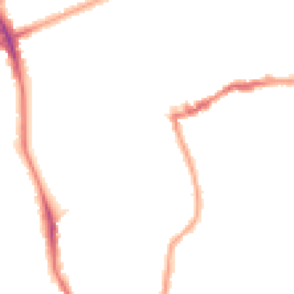 Night-time road noise heatmap for N16 9EZ