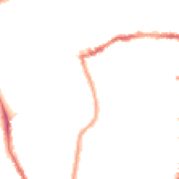 Night-time road noise heatmap for N16 9JX