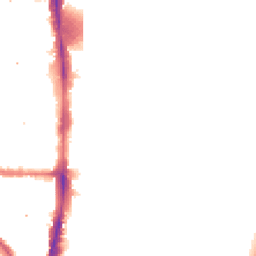 Night-time road noise heatmap for N17 0BB