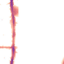 Night-time road noise heatmap for N17 0BL