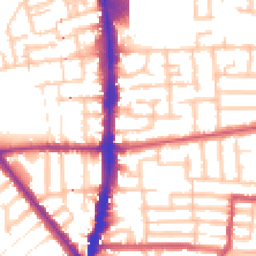 Daytime road noise heatmap for N17 0DD