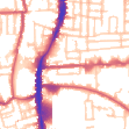 Daytime road noise heatmap for N17 0DT