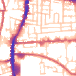 Daytime road noise heatmap for N17 0DU