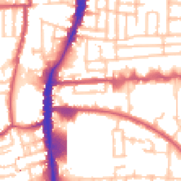 Daytime road noise heatmap for N17 0EX
