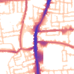 Daytime road noise heatmap for N17 0EY
