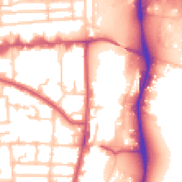 Daytime road noise heatmap for N17 0FA