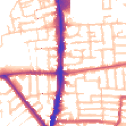 Daytime road noise heatmap for N17 0FB