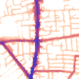 Daytime road noise heatmap for N17 0FD