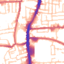 Daytime road noise heatmap for N17 0HF