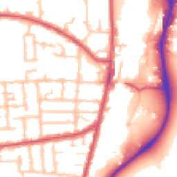 Daytime road noise heatmap for N17 0JB