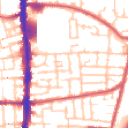 Daytime road noise heatmap for N17 0LG