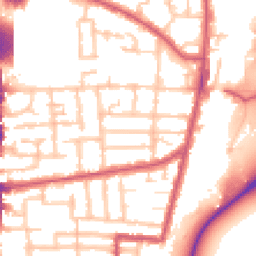 Daytime road noise heatmap for N17 0NG
