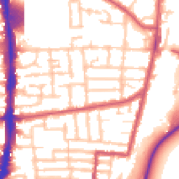 Daytime road noise heatmap for N17 0NJ