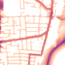 Daytime road noise heatmap for N17 0NL
