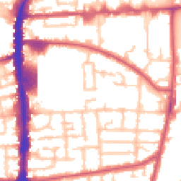 Daytime road noise heatmap for N17 0PJ