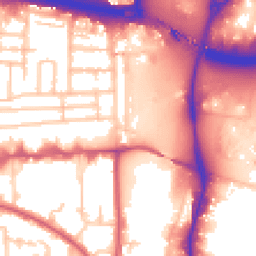 Daytime road noise heatmap for N17 0RY