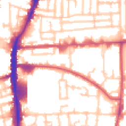 Daytime road noise heatmap for N17 0TJ
