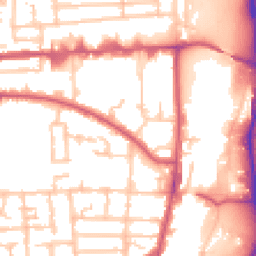 Daytime road noise heatmap for N17 0TW