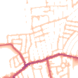 Daytime road noise heatmap for N17 6DT