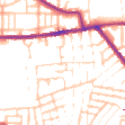 Daytime road noise heatmap for N17 6HE