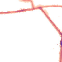 Night-time road noise heatmap for N17 6HJ