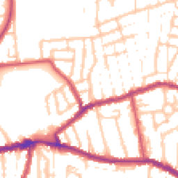 Daytime road noise heatmap for N17 6JY
