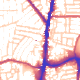 Daytime road noise heatmap for N17 6QD