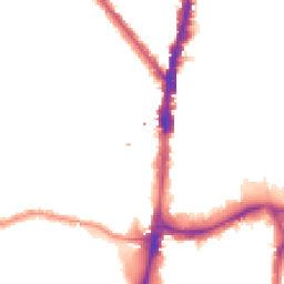 Night-time road noise heatmap for N17 6QD