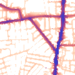 Daytime road noise heatmap for N17 6RQ