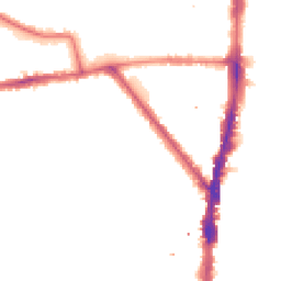 Night-time road noise heatmap for N17 6RQ