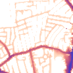 Daytime road noise heatmap for N17 6TN